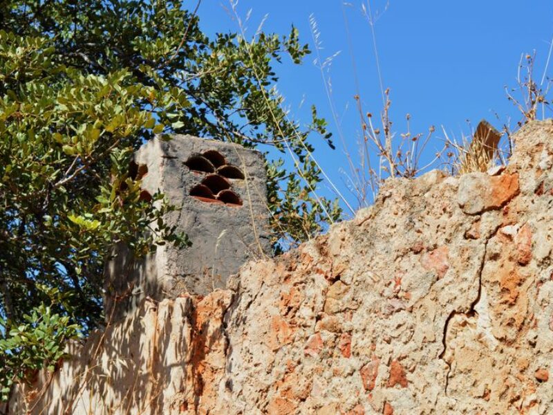 Abandoned Rocha Amarela village in Algarve, Portugal